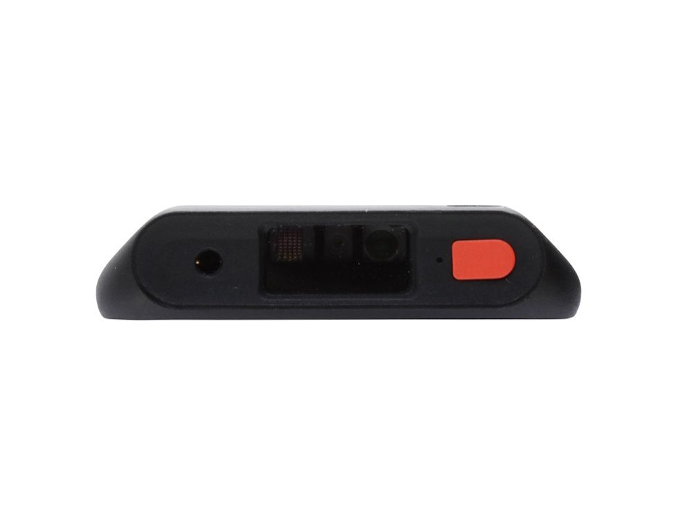 Bovenkant van de Spectralink Versity 9653 zakelijke LTE smartphone met barcodescanner
