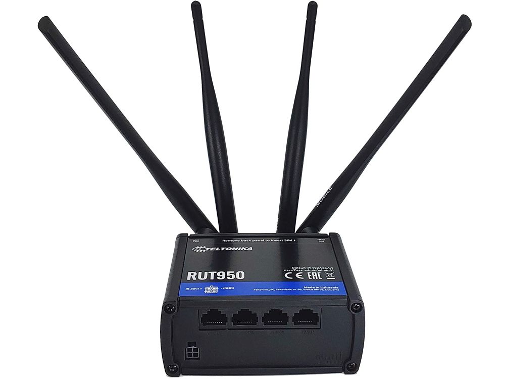 Teltonika RUT950 4G LTE Router met antennes