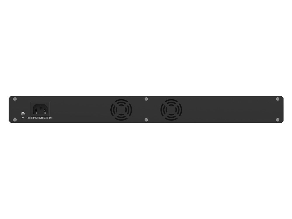 Teltonika SWM282 PoE managed switch achterkant