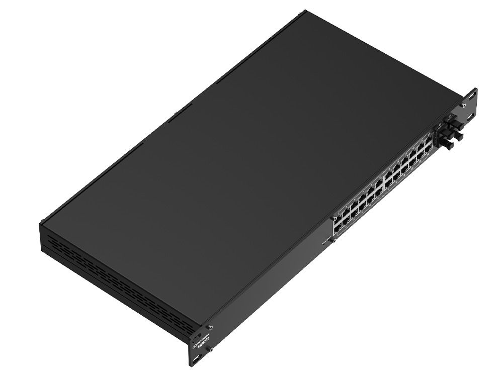 Teltonika SWM282 PoE managed switch voorzijde
