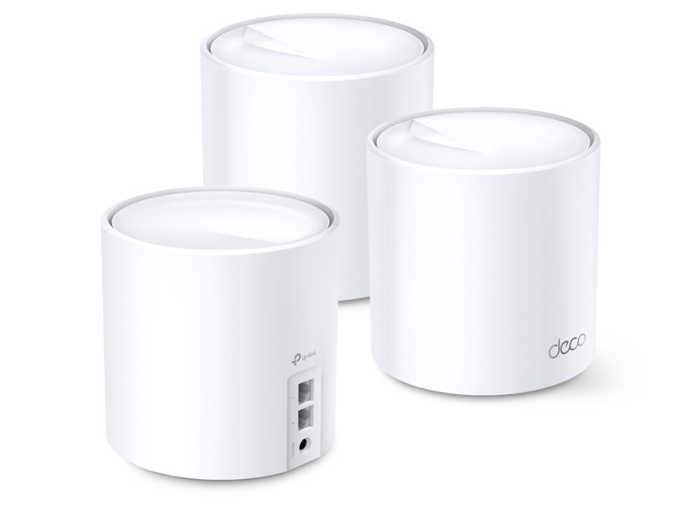 TP-Link Deco X60 3-pack 11ax / WiFi 6 Mesh Systeem achterkant