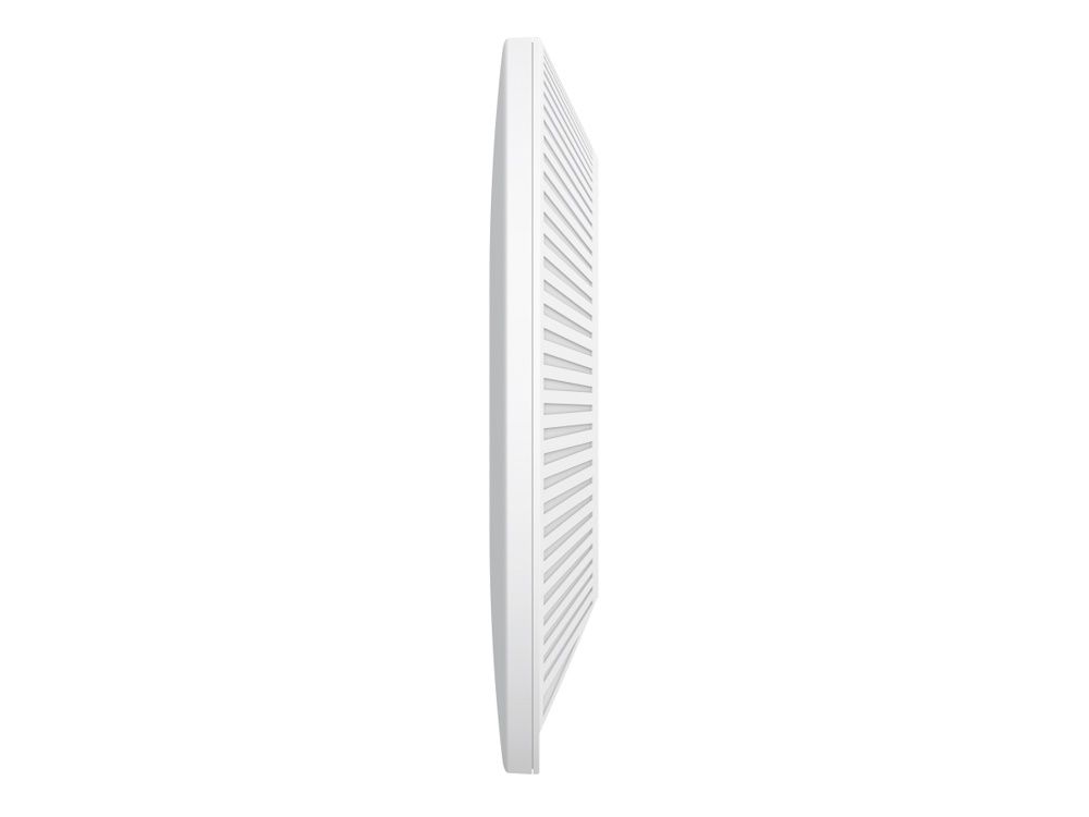 Zijkant van de TP-Link Omada EAP683 UR indoor WiFi 6 access point