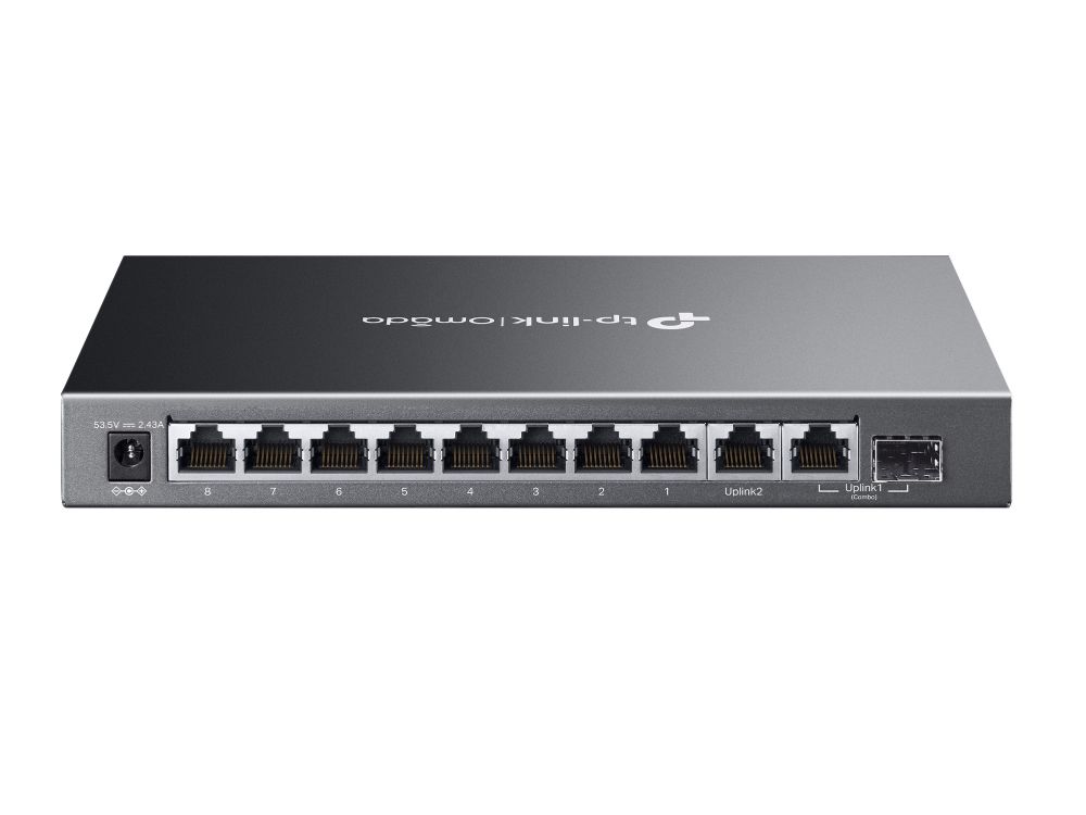 TP-Link Omada ES210GMP 10 poorts Managed Switch met 8 poorten PoE+ ethernetpoorten