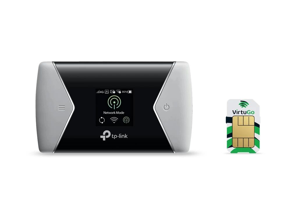 TP-Link M7450 MiFi router met VirtuGo prepaid data simkaart