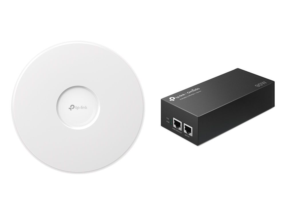 TP-Link Omada SDN EAP690E HD access point met 10G PoE++ injector