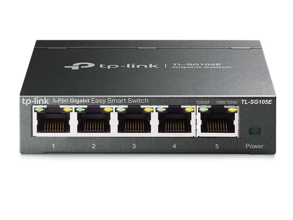 TP-Link TL-SG105E 5-Poorts Gigabit Smart Switch voorkant