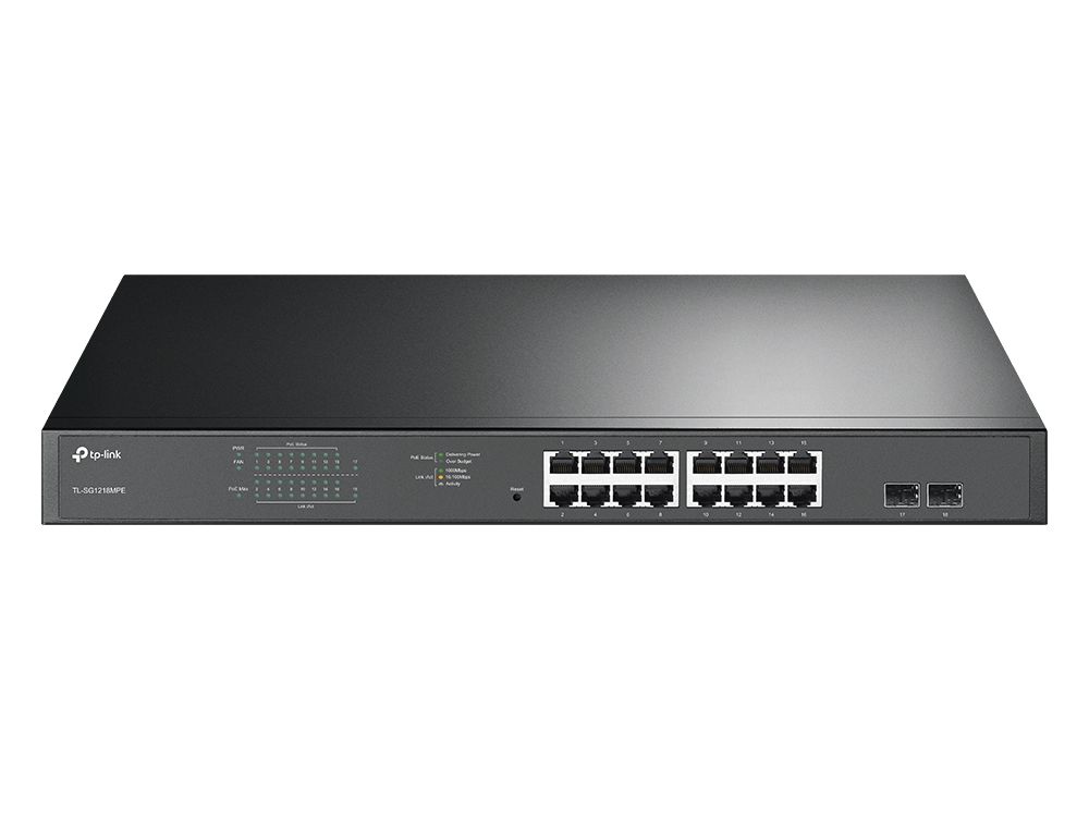 TP-Link TL-SG1218MPE 18-poorts managed PoE switch 