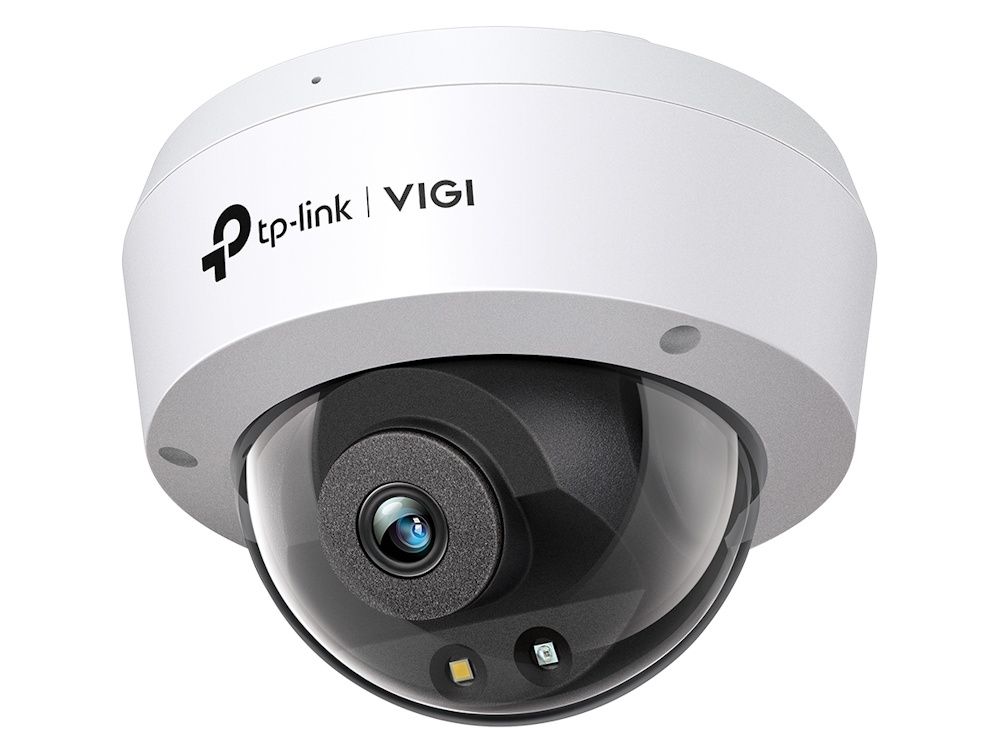 Voorkant van de TP-Link VIGI C250 2.8 mm 5MP full-color outdoor dome camera