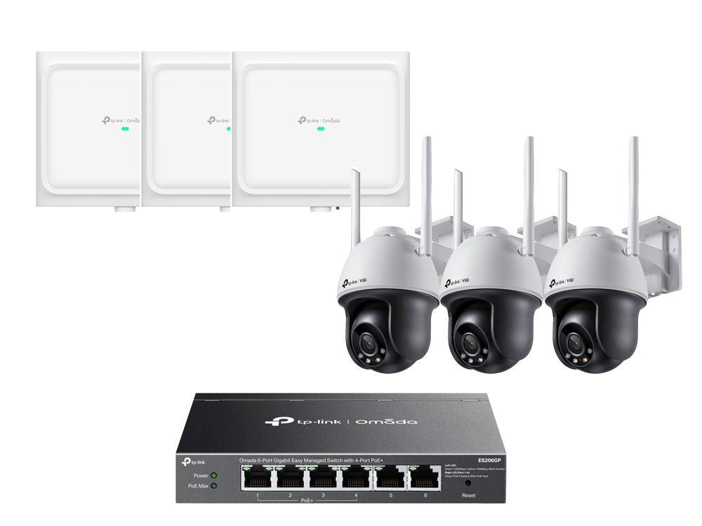 TP-Link Omada Outdoor WiFi 7 camera bundel