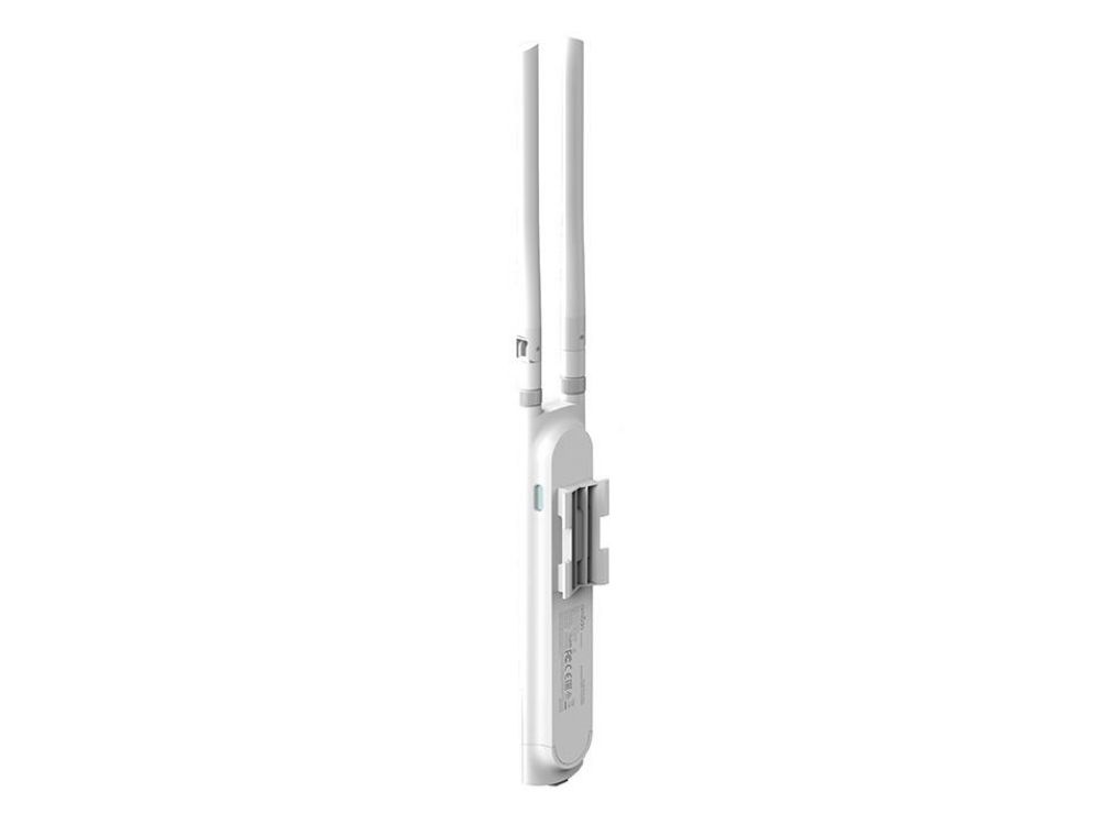 TP-Link Omada EAP225 Outdoor WiFi 5 access point aan de zijkant en achterkant met antennes