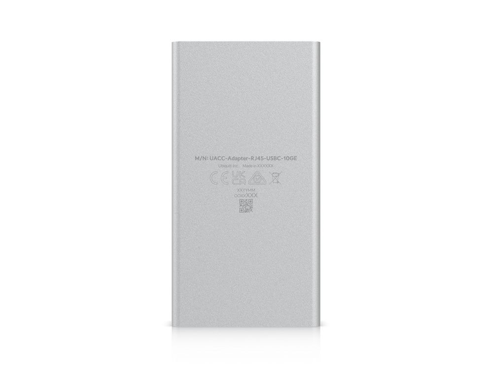Onderkant van de Ubiquiti 10G Ethernet Adapter UACC-Adapter-RJ45-USBC-10GE