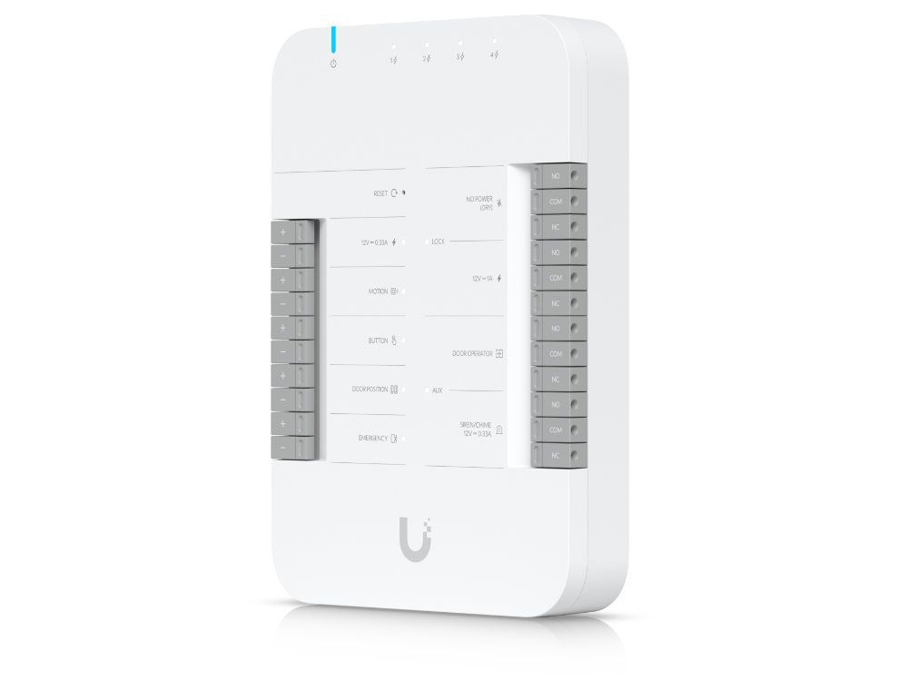 Ubiquiti UA-Hub-Door UniFi access door hub voorkant en zijkant