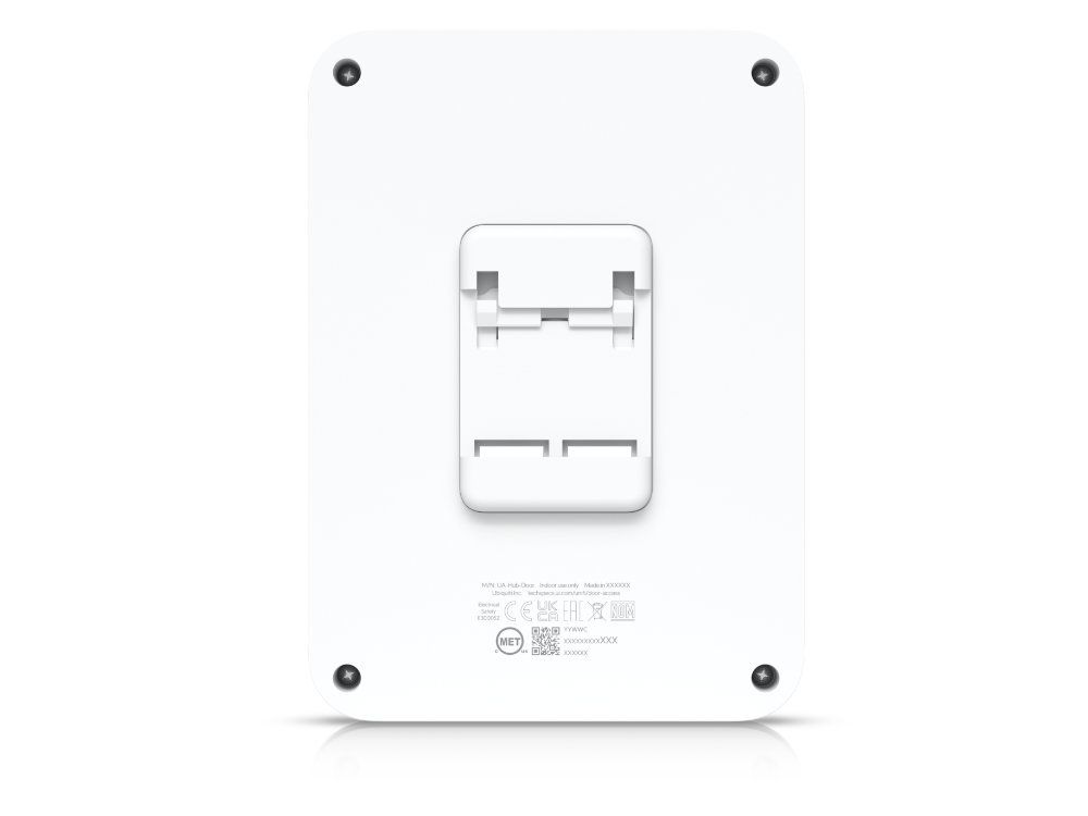 Ubiquiti UA-Hub-Door UniFi access door hub achterkant monteren