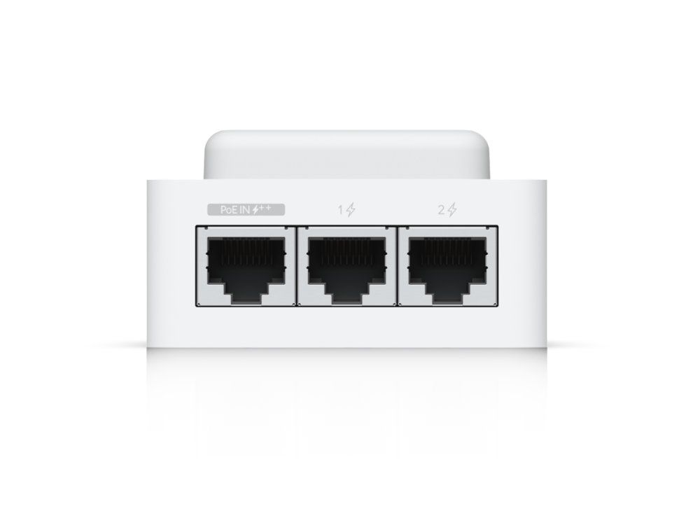 Ubiquiti Access Door Hub Mini productfoto PoE poorten PoE++