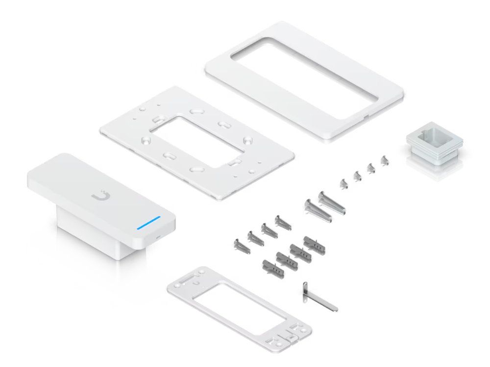 Ubiquiti UniFi Access Ultra toegangshub productfoto inhoud verpakking included accessoires what's in the box