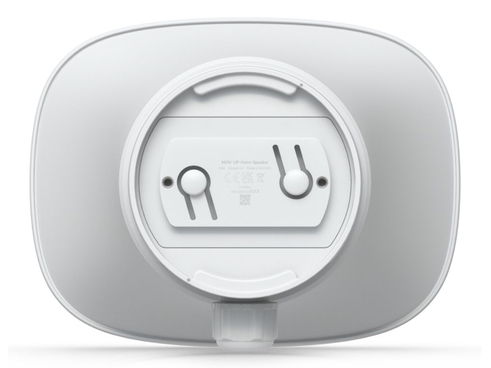 Achterkant van de Ubiquiti AI Horn Speaker