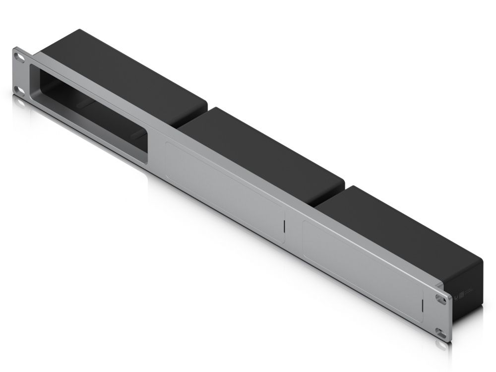 De Ubiquiti AI Key Rack Mount 1U (UACC-AI-Key-RM) schuin van boven