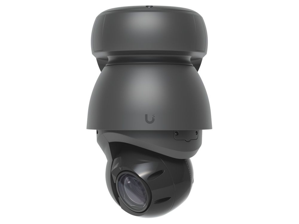 Rechter zijkant van de Ubiquiti AI PTZ Industrial IP-camera (AI PTZ-B) met 4K resolutie en AI en 22x optische zoom