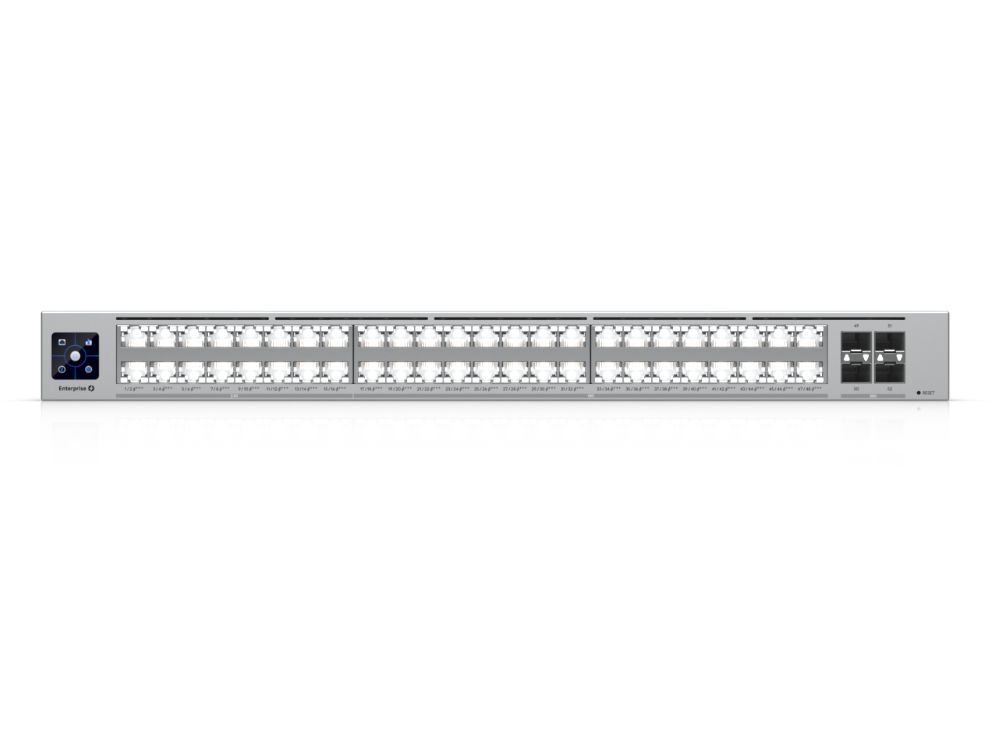 Ubiquiti UniFi ECS-48-POE 48-poorts L3 Managed Multi-Gigabit PoE+++ Switch ethernetpoorten