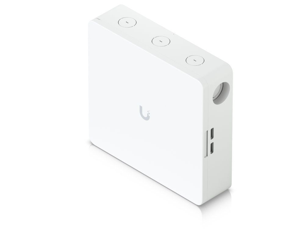 Ubiquiti Enterprise Access Hub, 8 deuren productfoto bovenkant en zijkant