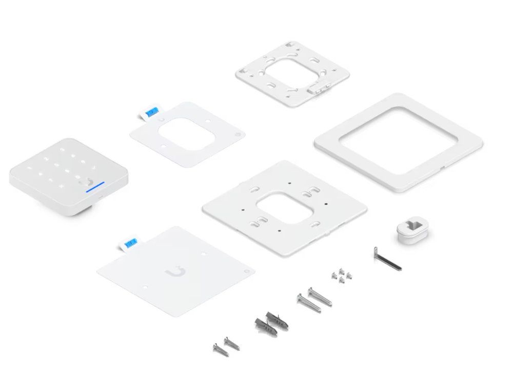 Ubiquiti UniFi Access G3 Reader Flex Wit Productfoto inhoud verpakking what's in the box inhoud verpakking