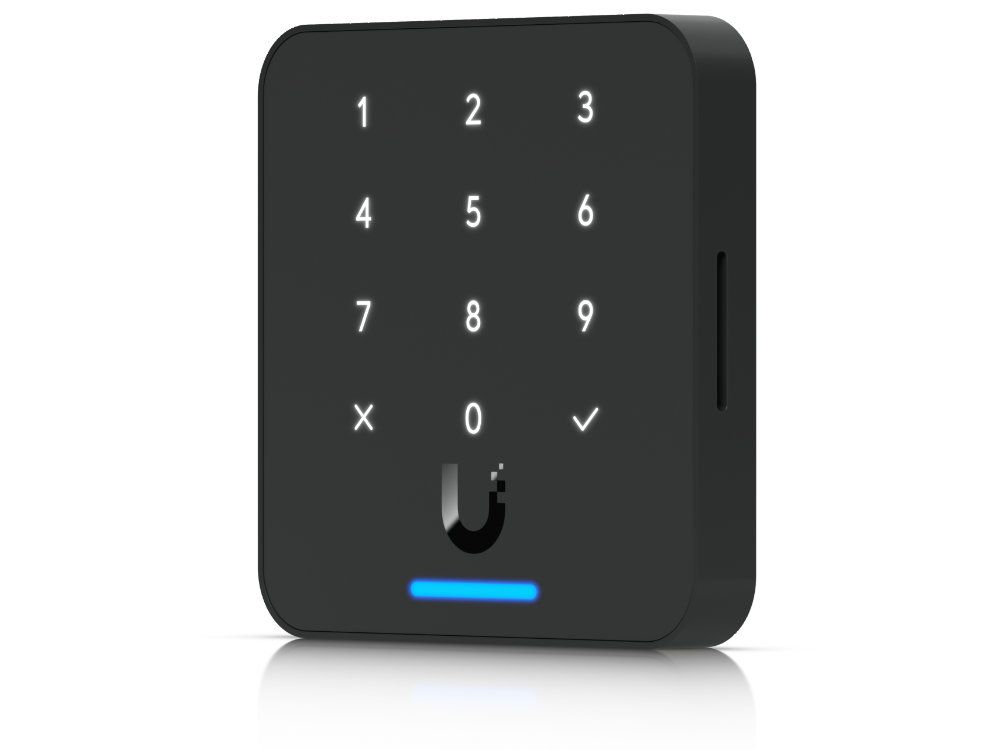 Ubiquiti UniFi Access G3 Reader Flex Zwart productfoto keypad