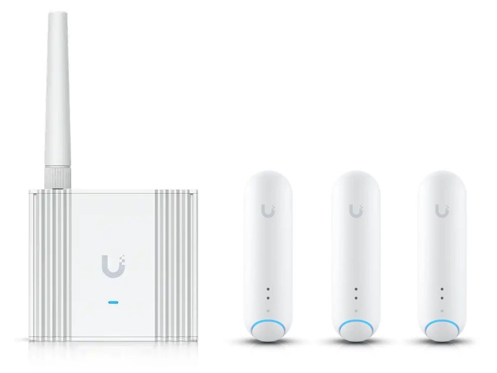 Ubiquiti SuperLink gateway en 3 stuks All-In-One sensoren