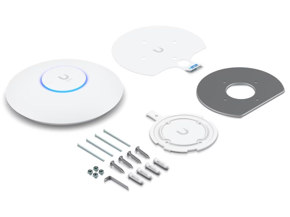 Ubiquiti U6 Plus Indoor 2x2 WiFi 6 access point inhoud verpakking