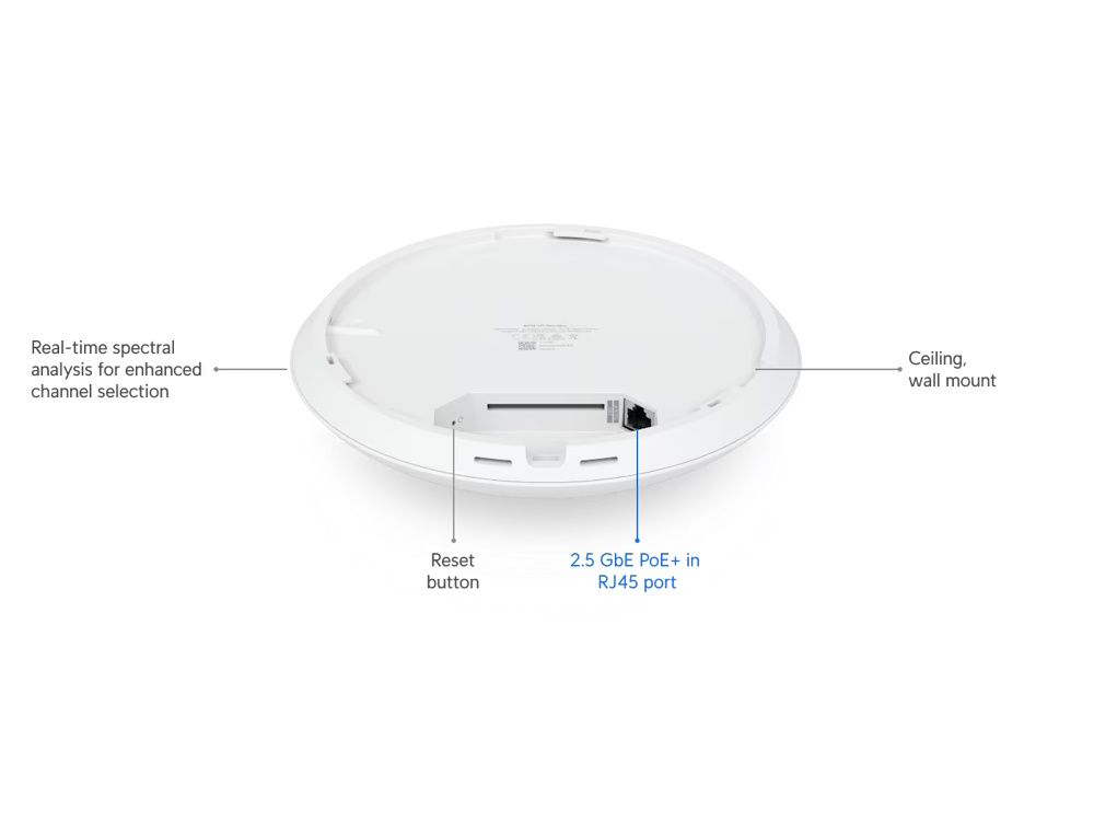 Ubiquiti UniFi 7 Pro Max indoor WiFi 7 access point hardware specificaties