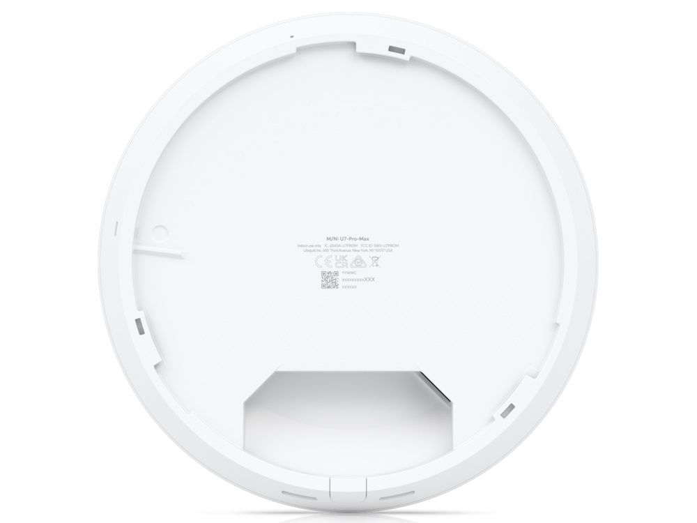 Ubiquiti UniFi 7 Pro Max indoor WiFi 7 access point achterkant