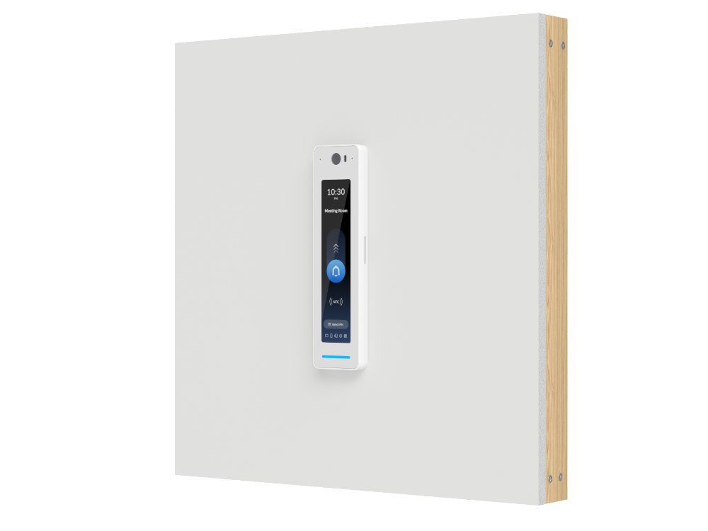 Ubiquiti UniFi Access G3 Reader Pro Wit - NFC-lezer en intercom productfoto gemonteerd installatie