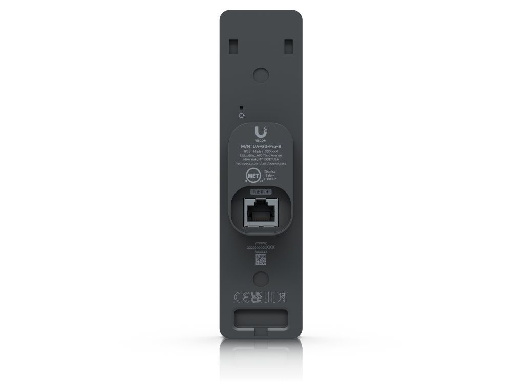 Ubiquiti UniFi Access G3 Reader Pro Zwart productfoto achterkant ethernetpoort