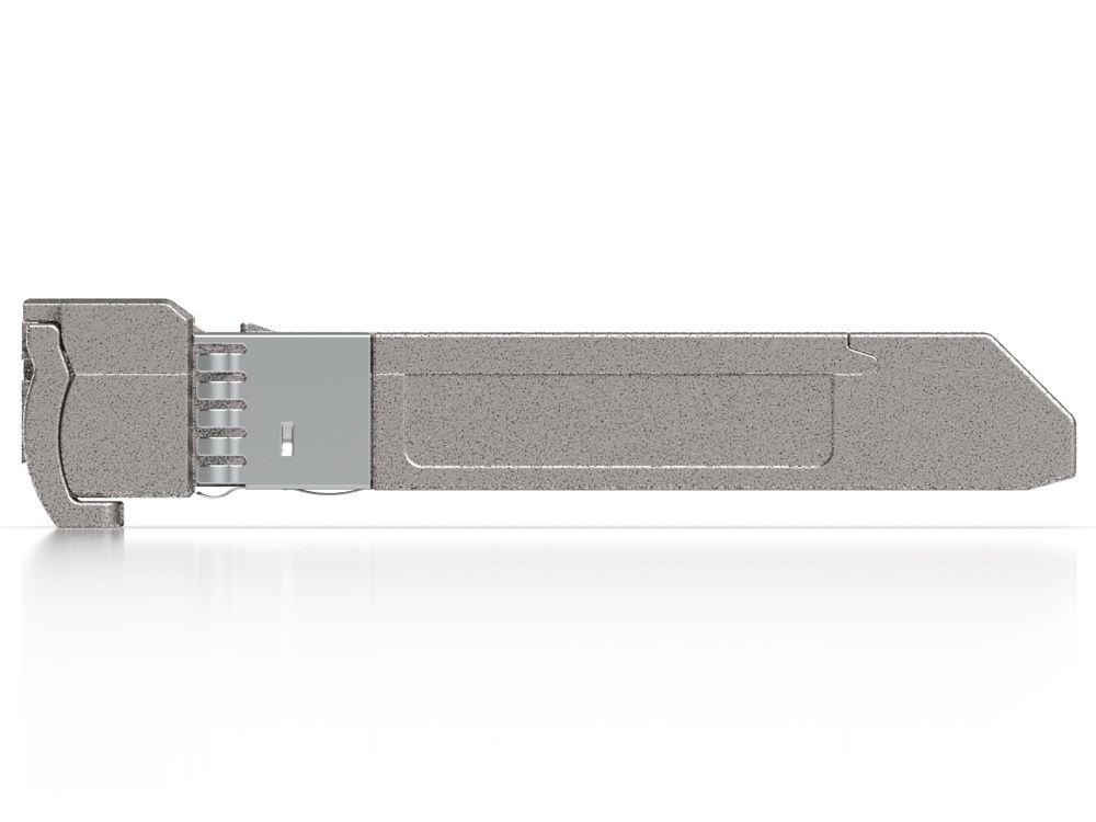 Zijkant van de Ubiquiti 10G CWDM Single-Mode SFP+ Module (UACC-OM-SFP10-1310)