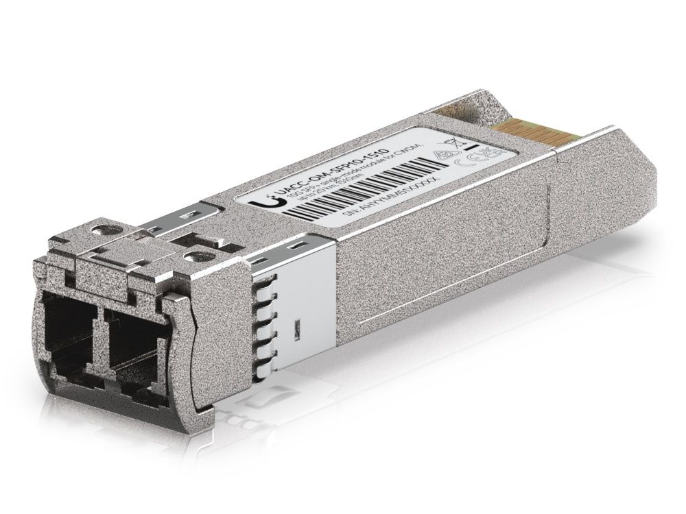 Onderkant van de Ubiquiti 10G CWDM Single-Mode SFP+ Module (UACC-OM-SFP10-1510)