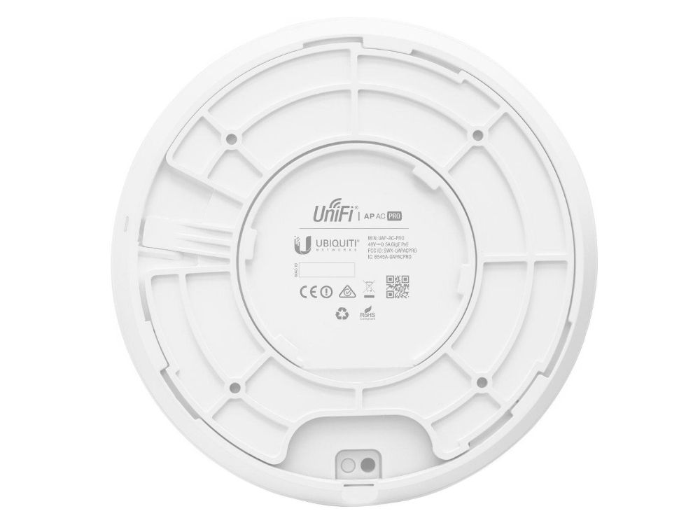 Ubiquiti UniFi access point Pro UAP-AC-Pro achterkant met montageplaat