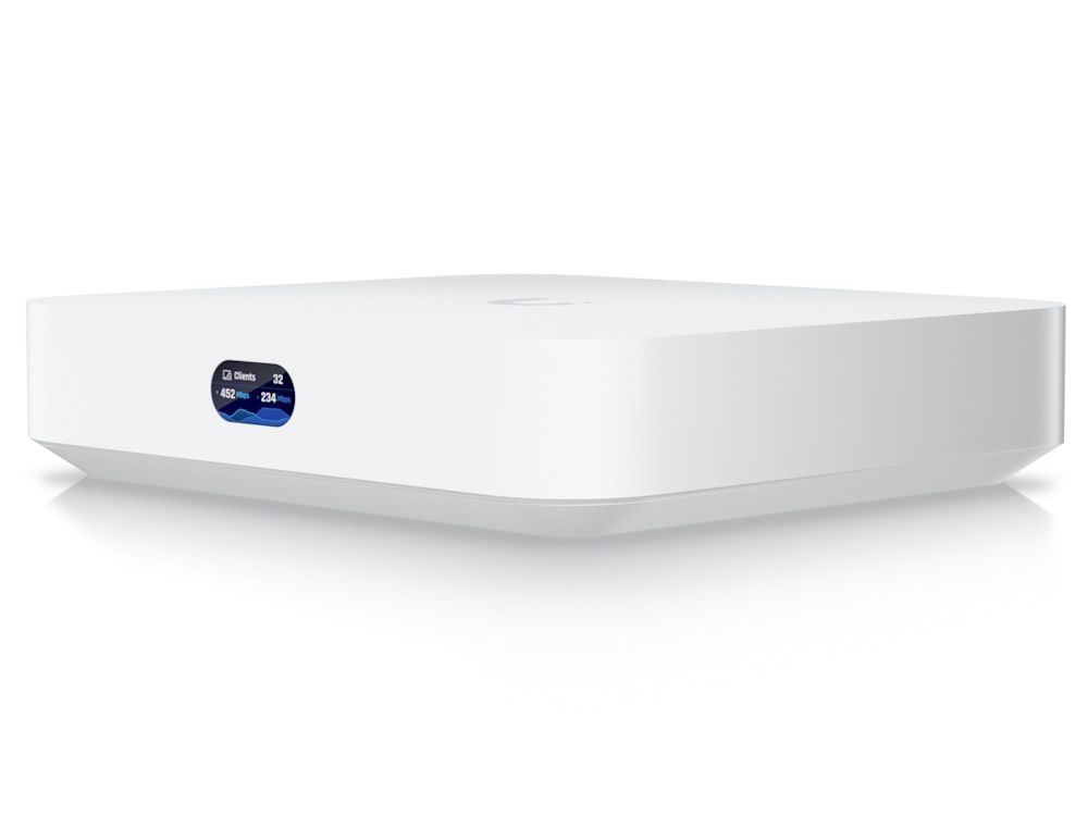 Ubiquiti UniFi Cloud Gateway Ultra voorkant zijaanzicht