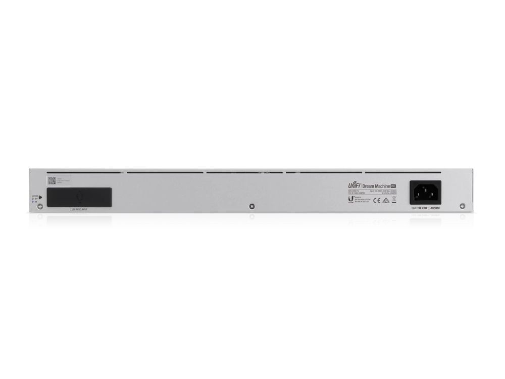 Ubiquiti UniFi Dream Machine Pro 11-poorts Dual-WAN Gigabit router met SFP+ achterzijde