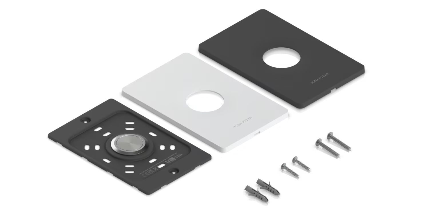 Verpakkingsinhoud van de Ubiquiti UniFi Access Button