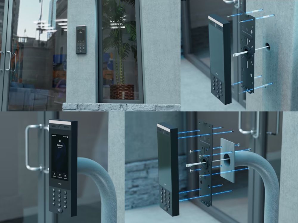 Installatiemogelijkheden van de Ubiquiti UniFi Access G3 Intercom