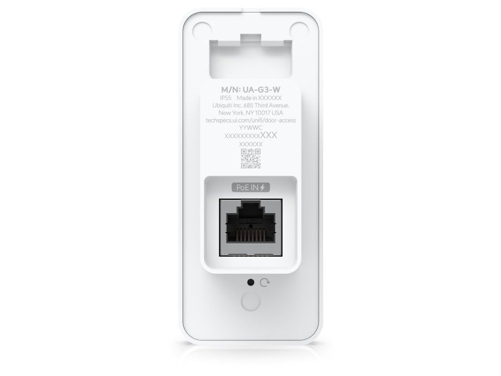 Ubiquiti Access UniFi G3 access reader productfoto achterkant ethernetpoort