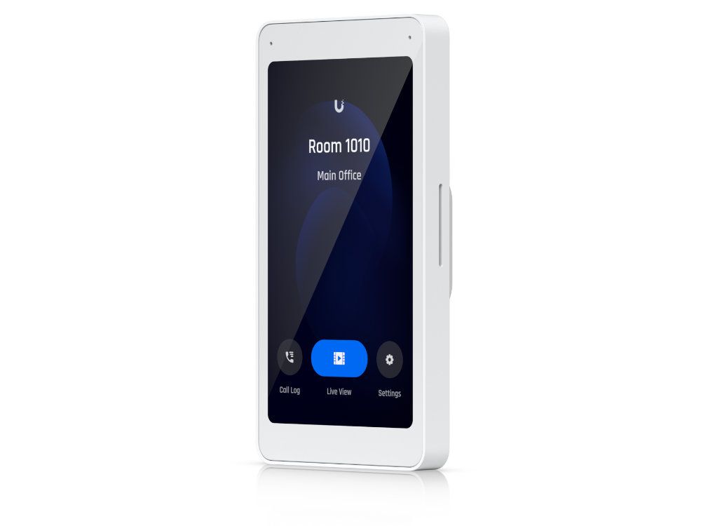 Ubiquiti UniFi Access Intercom Viewer bedieningspaneel productfoto voorkant en zijkant