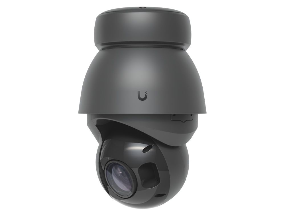 Rechter zijkant van de Ubiquiti AI PTZ Precision (UVC-AI-PTZ-Precision-B) PTZ camera met 31x optische zoom