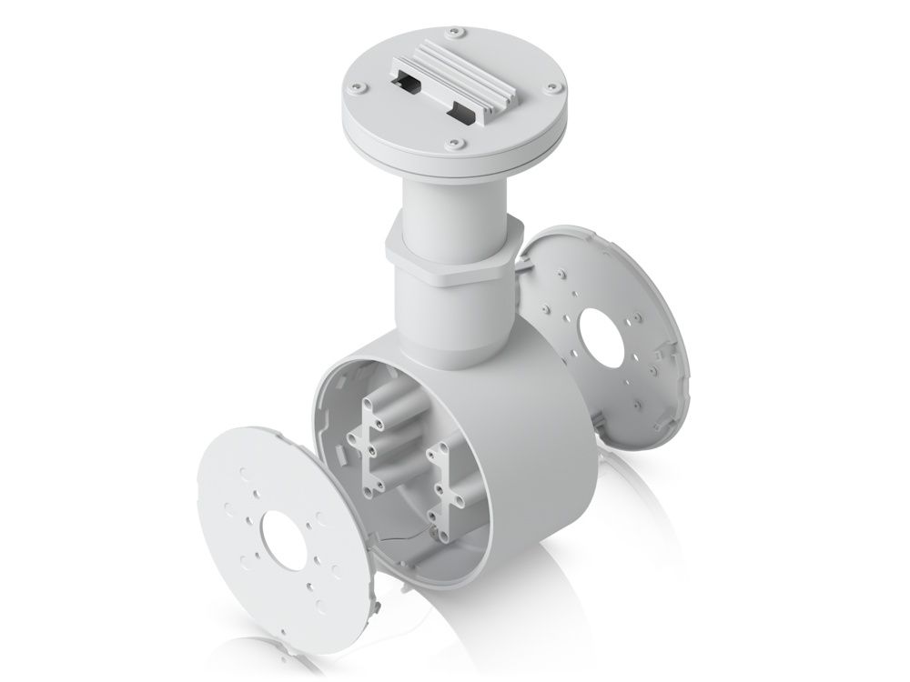 De Ubiquiti Camera Dual Mount White (UACC-Camera-DM-W) uit elkaar gehaald