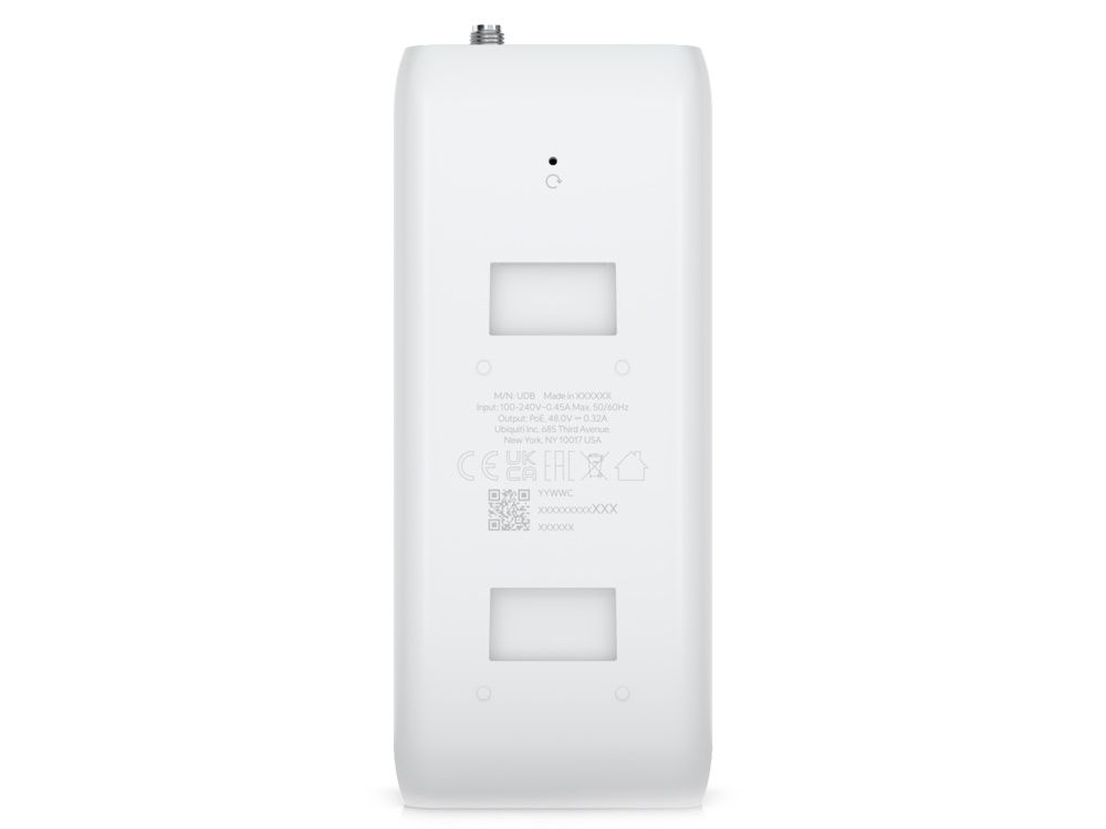 Achterkant van de Ubiquiti UniFi Device Bridge