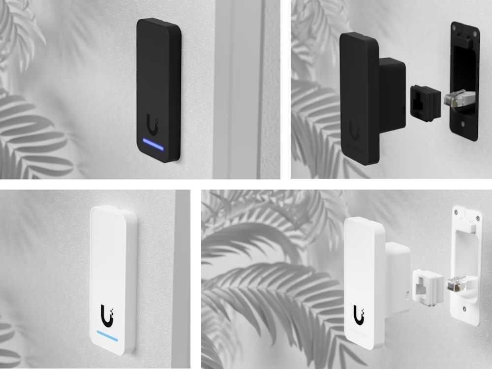 Inbouwmontage van de Ubiquiti UniFi G2 Reader NFC kaartlezer voor toegangscontrole in de muur