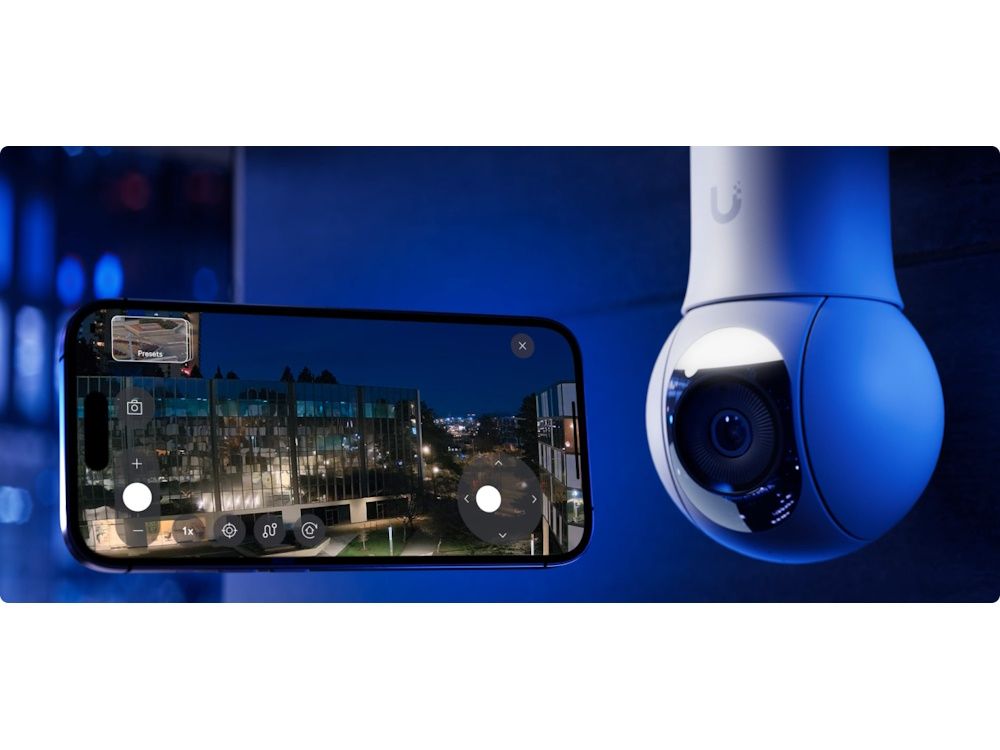 Ubiquiti UniFi Protect G5 PTZ camera voor buiten met beheerapp