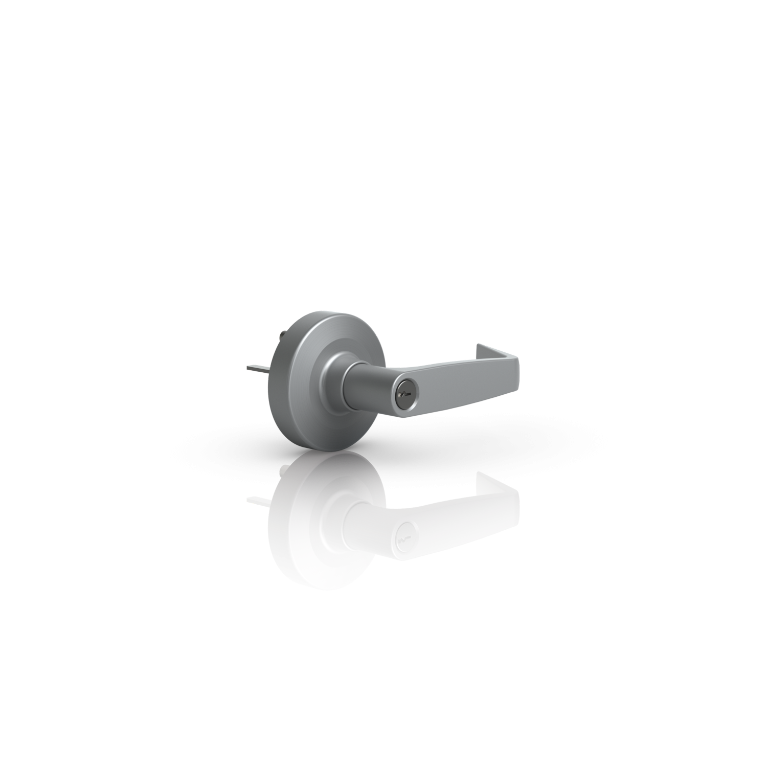 De deurkruk van de Ubiquiti UniFi Panic Bar paniekbalk voor nooduitgangen schuin