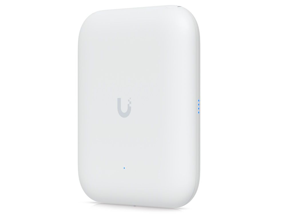 Ubiquiti UniFi U7 Outdoor WiFi 7 access point voorkant schuin