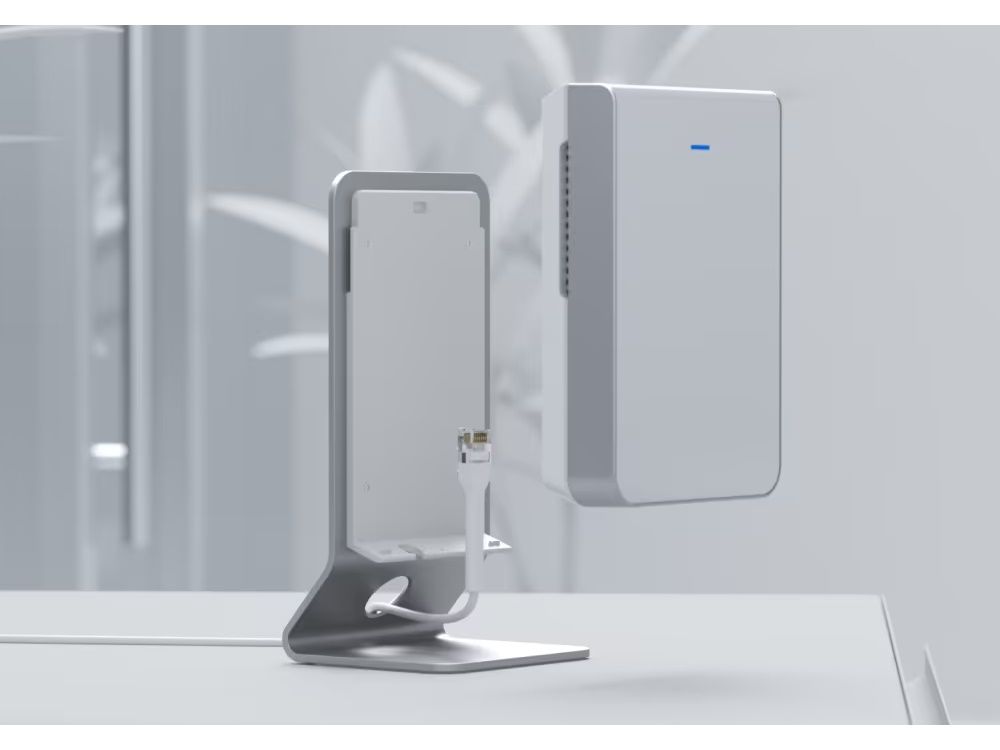 Ubiquiti U7 Pro Wall Table Stand bureaustandaard voor de UniFi U7 Pro Wall installatie