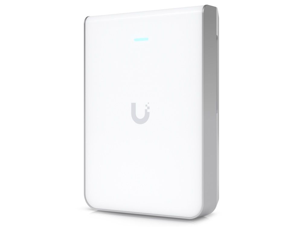 Ubiquiti UniFi U7-Pro-Wall indoor WiFi 7 access point schuin voorkant